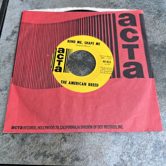 The American Breed 45 “Bend Me, Shape Me” “Mindrocker” - Picture 3 of 3